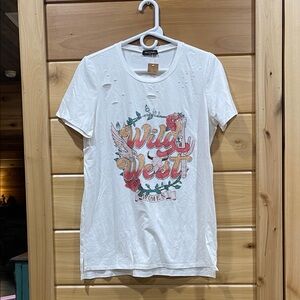 White Wild West Graphic Tee by Daytrip